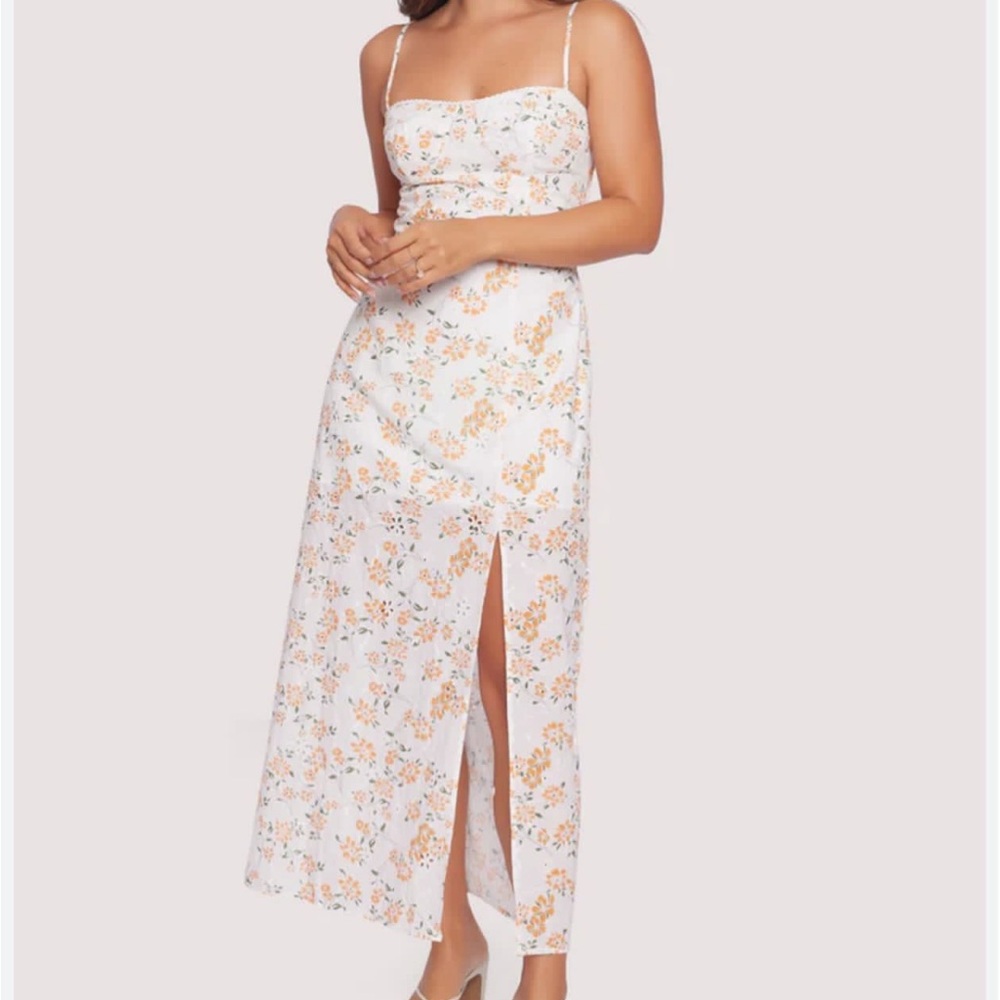 Lost and wonder midi dress